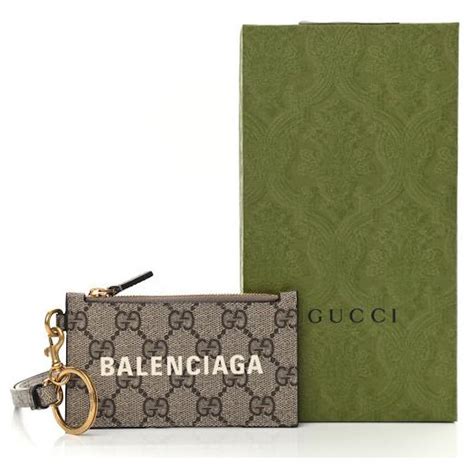 gucci balenciaga card holder|Gucci x Balenciaga.